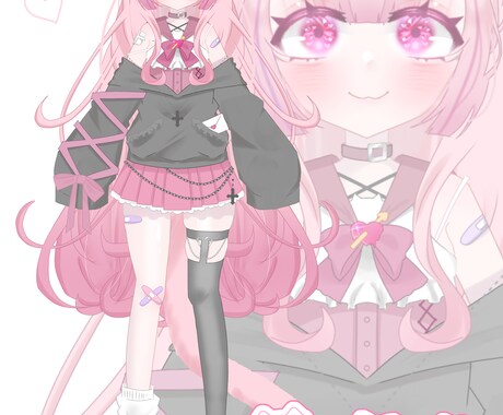 パーツ分けイラストやLive2D受け付けます ご気軽にご相談ください！パーツ分けイラスト得意です！ イメージ1