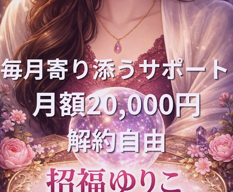 毎月そばで寄り添いサポートします ひとりで抱え込まないで。ずっと一緒にいます イメージ1