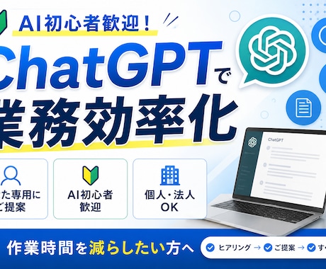 AIで業務効率化をサポートします イメージ1
