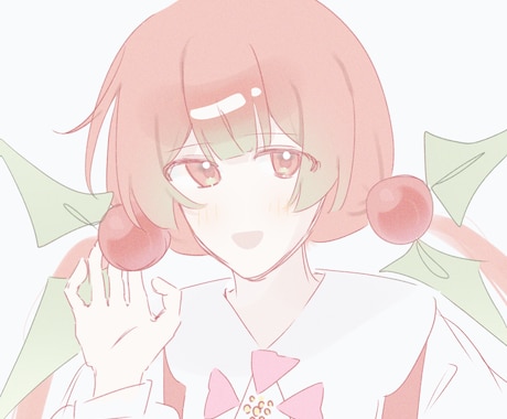淡色で可愛らしい雰囲気のイラストお描きします イメージ1