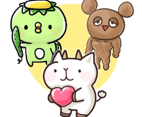 魅力ひき出す！おもしろ×ゆるかわイラスト描きます SNS・アイコン、アバターにも◎！ふふッと笑顔になるイラスト イメージ2