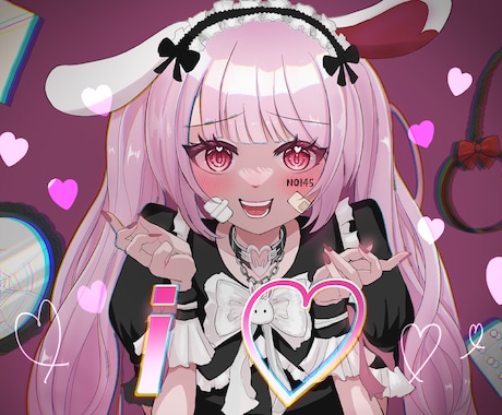 可愛い女の子お描きします アイコン・サムネ・一枚絵お任せください！ イメージ2