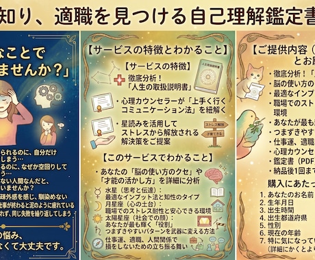 生き辛さの正体　を星と心理学で言語化いたします 周りと比べて落ち込むあなたへ。「正しい才能の活かし方」を分析 イメージ2