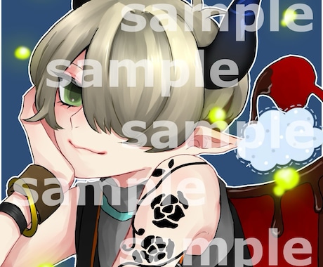 SNSの顔！アイコンお描きします あなたのイメージをイラストに！ イメージ1