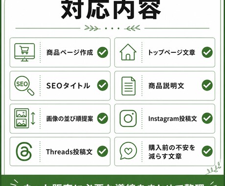 ネット販売導線を丸ごと整えます 商品ページ・文章・SNS導線まで設計 イメージ2