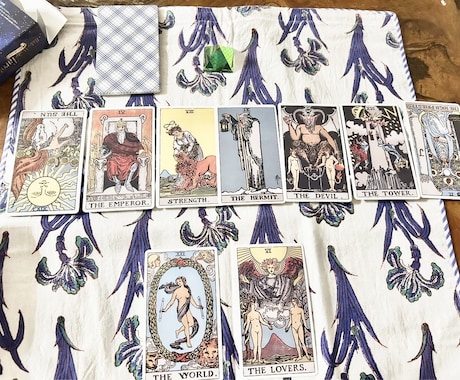 来年の一年の運勢をタロットで鑑定します 大アルカナを使用して、2種の占い方で読み解きます イメージ1