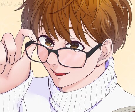 明るくて可愛いSNSアイコン制作します デフォルメ可/男女どちらでもOK！ イメージ2