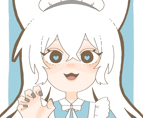 ほわほわイラストが好きな方に提供します アイコンにお使いいただけると嬉しいです イメージ2