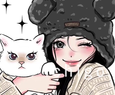 サムネ、SNS用アイコン・イラスト制作ます キャラデザ、サムネ、SNS用イラストなど幅広く対応 イメージ1