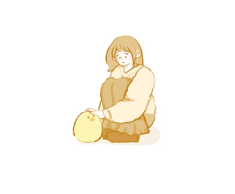 可愛らしく、ほんわかやさしいイラストを描きます アイコン・Web見出しイラストなど様々な用途向けに制作します イメージ2