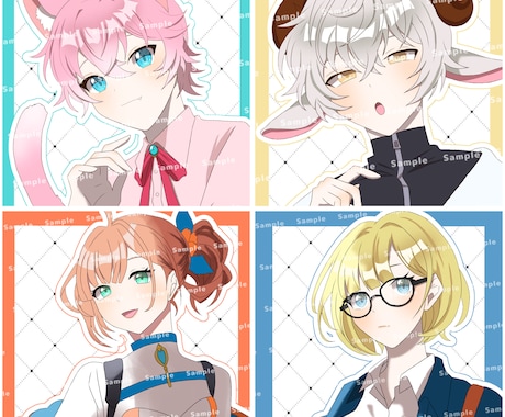 パキッとしたイラストをお届けします オリジナルキャラクター､二次創作なんでも描きます！ イメージ1