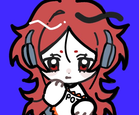 SNSのアイコンに！ミニキャライラスト制作承ります ★ゆるポップテイストの手描きアイコン★ イメージ2