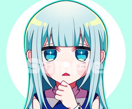 かわいいアイコンイラスト作成いたします キャラクターイラストでお好みのアイコン作成いたします！ イメージ2