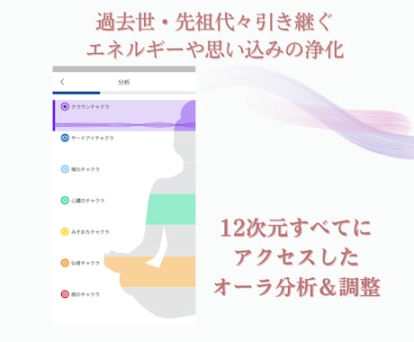 メンタルブロック解除/理想の未来へ導きます 波動調整器で過去世や先祖代々引き継ぐ不要なエネルギーの浄化 イメージ2