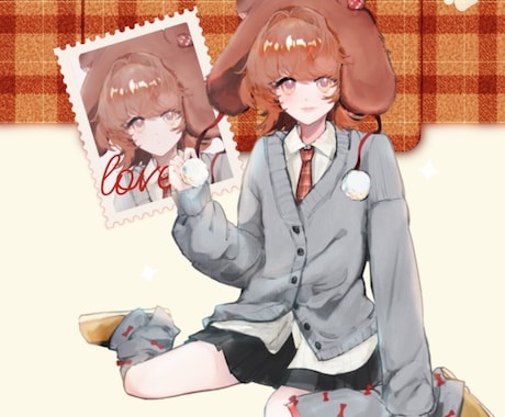 SNS等アイコン・立ち絵イラスト作成します SD優先期間！　立ち絵追加費用あります イメージ1