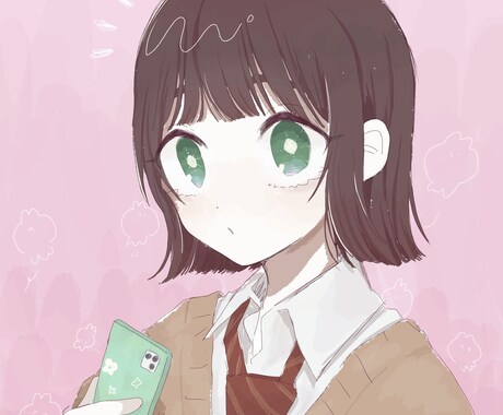 アイコンイラスト描きます 一週間以内に納品/何度でも修正可能 イメージ1
