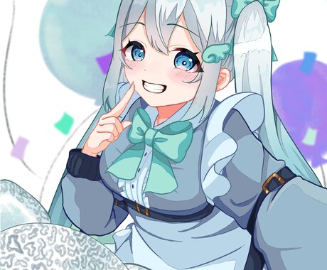 ラフ修正何度でも◎！目を引く1枚絵描きます VTuber様や歌ってみた、グッズイラスト等にお使いできます イメージ1