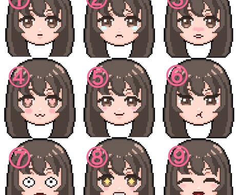 ドット絵ミニキャラ制作します やわらかくてかわいい雰囲気のドット絵ミニキャラをお描きします イメージ2