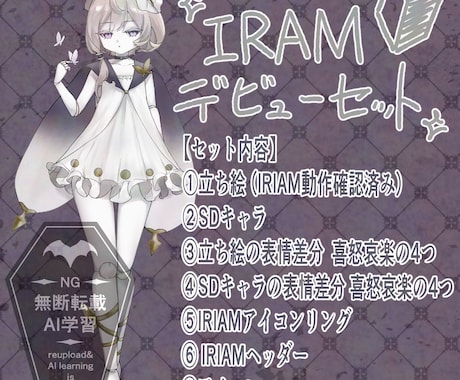 1.IRIAMデビューセット制作します イメージ1