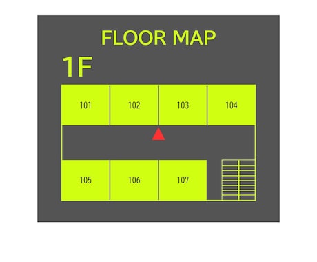 フロア案内図を制作します カラーリングは無限大、見やすいマップ イメージ1