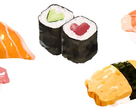 食べ物をポップなイラストにします LINE、Xのアイコンなどにぜひ！ イメージ2