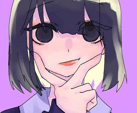 シンプルなアイコン、立ち絵描きます シンプルで可愛いキャラクター描きます！ イメージ1