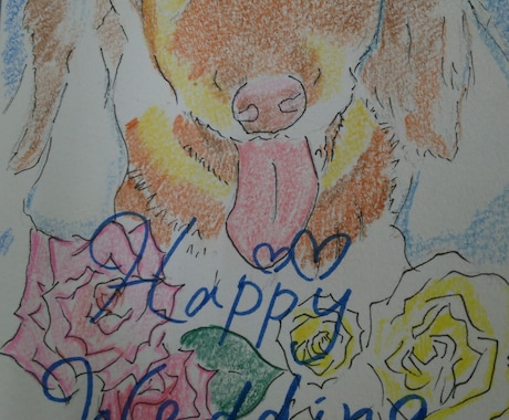 おうちのペットちゃんの似顔絵描きます ～うちの自慢の子を是非飾りたい方へ(*´∀｀)～ イメージ1