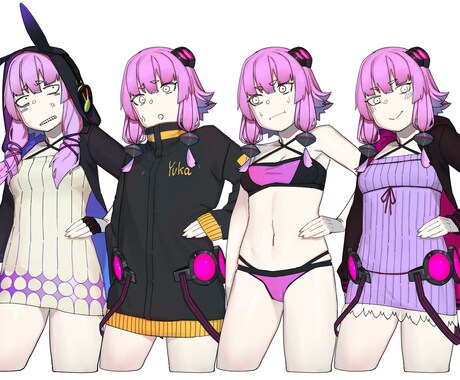 アイコン、立ち絵、イラストを作成します YouTubeやライブ配信、動画配信にイラストを入れたい方に イメージ2