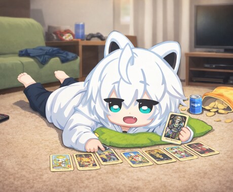 今週の運勢うらないます 今週の運勢をタロットを使ってゆるゆる占います。 イメージ1