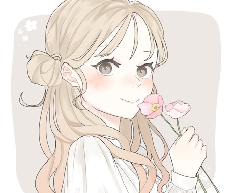 SNSのアイコン作成いたします 淡い雰囲気のイラストをお求めの方へ！ イメージ1