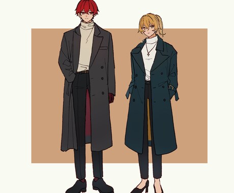 キャラデザ・立ち絵制作します 魅力的なキャラクターイラスト作成します イメージ1
