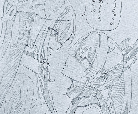 アナログ（SNSアイコン）お描きします 可愛いものからかっこいいものまで！ イメージ2