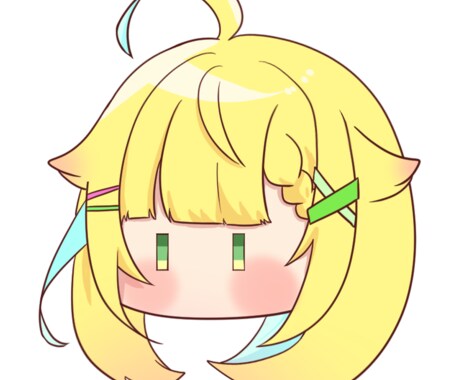 可愛いミニキャライラストを描きます テンプレート使用で24時間以内に納品可能！ステッカー等に最適 イメージ2