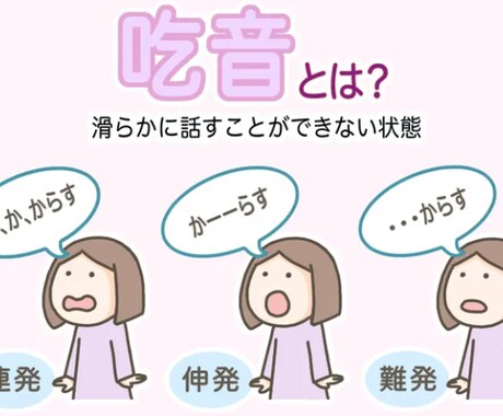 つらかった吃音を「強み」にします 吃音の悩みを解消できるようにします イメージ2