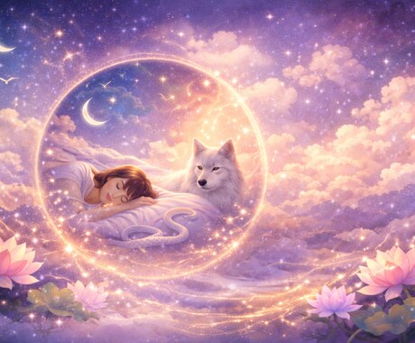 夢分析˚.⋆☽︎︎で魂の道を歩むお手伝いをします 眠っている心にそっと触れる、夢・潜在意識セラピー˚.⋆☽︎︎ イメージ1