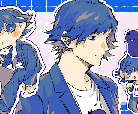 イラスト/立ち絵お描きします アイコン、SDイラスト、TRPG立ち絵なんでもご相談ください イメージ1