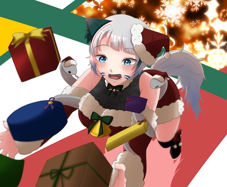 かっこいい、かわいい1枚絵描きます かわいい笑顔やかっこいい雰囲気が得意です！ イメージ1