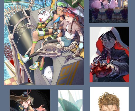 ゲーム塗りの人物をデザインします 初回の方は5000円で全身立ち絵デザインします！ イメージ2