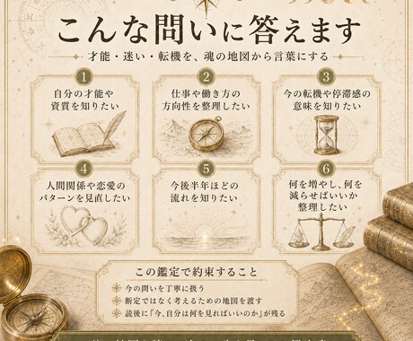 ホロスコープで占います 才能・仕事・人間関係の問いに、魂の地図から答えます イメージ2
