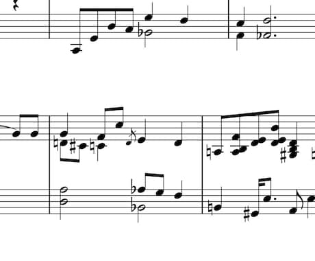 耳コピで様々な楽譜作成をいたします ソロ・伴奏・アレンジ・難易度別