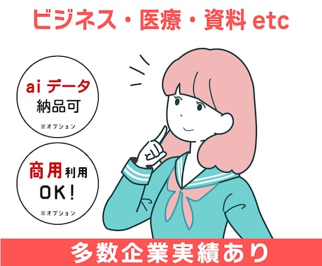 ビジネスから日常まで、伝わるイラストお届けします シンプルでわかりやすい♪おまとめ割引あり♪企業実績あり イメージ1