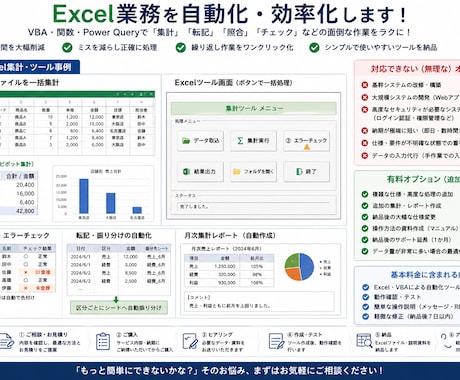 予約・顧客管理Excelテンプレートを提供します 予約・顧客・メニュー・統計をExcelひとつでシンプル管理 イメージ1