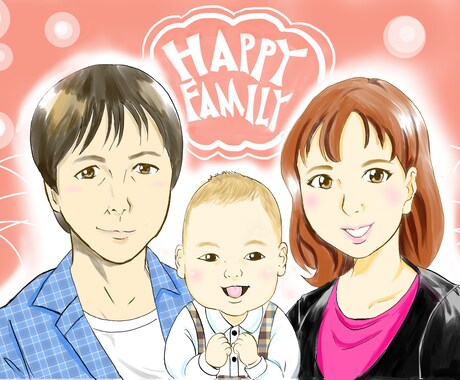 似顔絵イラストを描きます 漫画家が似顔絵アイコン,イラストなどを描きます イメージ2
