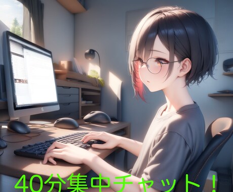 ４０分集中！チャットでお話します 掛け持ちしません、あなたとだけ話します イメージ1