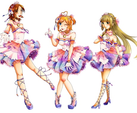 動画用アバターお描きします 歌い手さん支援！格安立ち絵製作。学生さん要相談！ イメージ2