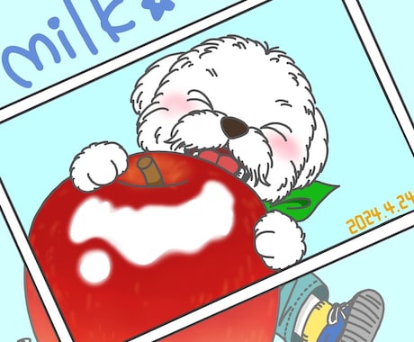ペットの似顔絵イラストを描きます ペットのグッズ作りにおすすめです！ イメージ2