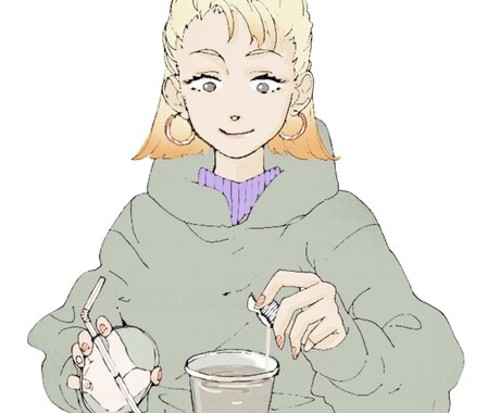SNS用アイコン、イラスト作成します LINE,Twitter,instagramのアイコンに！ イメージ2