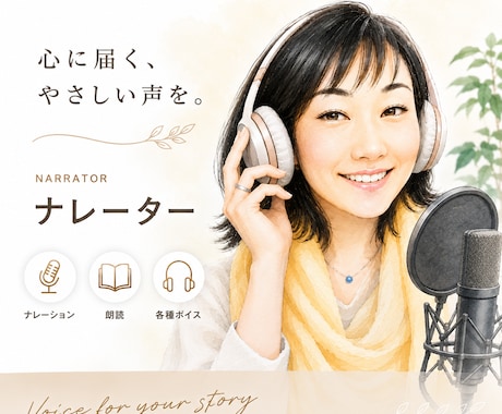 表現力と柔らかな声で♡説得力をお届けします 劇団＆ヨガIRで培った声で心に届くナレーションを！ イメージ1