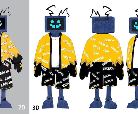 特殊な設定可能、Vtuber3Dモデルを制作します 何でも相談可能、メカ系、獣人、人型以外の3Dモデル制作専門 イメージ2