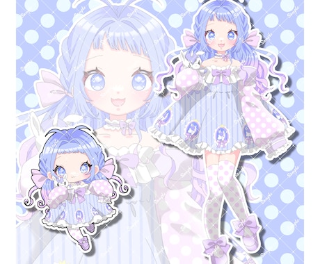 商用利用込み！かわいい立ち絵制作いたします 商用利用〇筆が早い〇かわいいイラスト描きます！ イメージ2